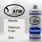 Preview: Mazda, Platinum Frost, 30A: 400ml Sprühdose, von ATW Autoteile West.